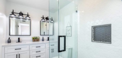 Gereinigtes Badezimmer